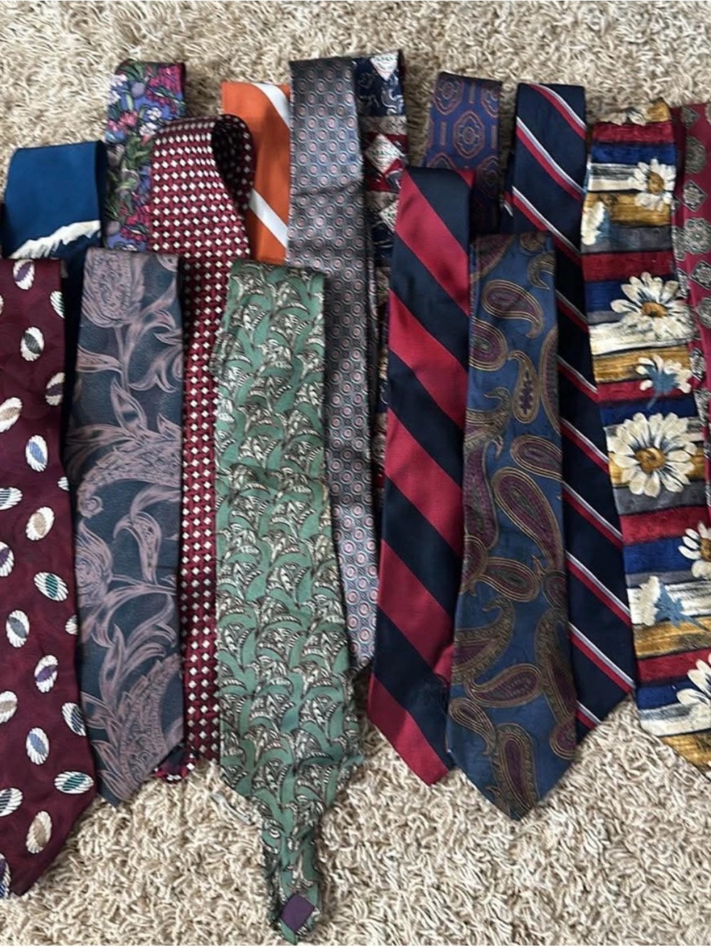 Mixed Pattern Men's Necktie Collection - Assorted Colors